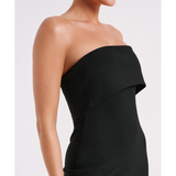 Mariska Strapless Crepe Mini Dress