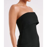Mariska Strapless Crepe Mini Dress