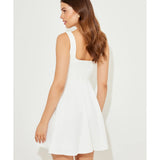 The Ultimate Muse High Waist Square Neck Mini Dress
