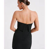 Mariska Strapless Crepe Mini Dress