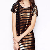 Serpent Sequin Dress