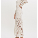 Crochet-style Guipure Dress