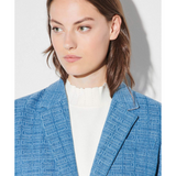 Geometric Knit Blazer