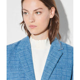 Geometric Knit Blazer