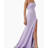 Bead-embellished Choker Dress