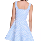 Russel Wave Printed Mini Dress