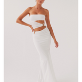 Into Pieces Mesh Maxi Dress