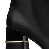 Leather Ankle Bootie