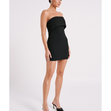 Mariska Strapless Crepe Mini Dress