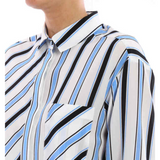 Striped Silk Shirt