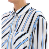 Striped Silk Shirt
