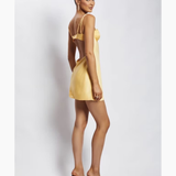 Joslyn Satin Lace Slip Mini Dress