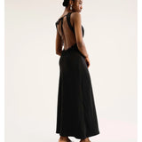 Aurelia Lace Trim Maxi Dress