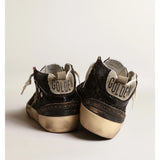 Mid Star In Black Glitter