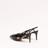 Vlogo Signature Patent Leather Slingback Pump