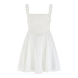The Ultimate Muse High Waist Square Neck Mini Dress