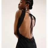 Aurelia Lace Trim Maxi Dress