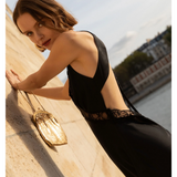 Aurelia Lace Trim Maxi Dress