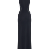 Massie Slinky And Mesh Maxi Dress
