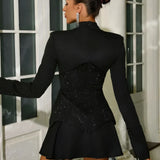 Black Corset Style Dress