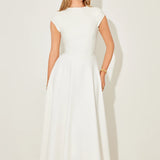 Cap Sleeve Midi Dress