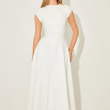 Cap Sleeve Midi Dress