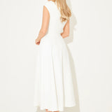 Cap Sleeve Midi Dress
