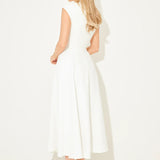 Cap Sleeve Midi Dress