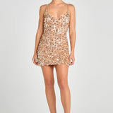 Cleo Champagne Dress