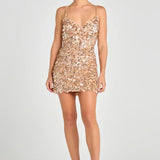Cleo Champagne Dress