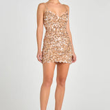 Cleo Champagne Dress