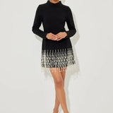 Pearl Sleeved Dress