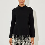 Pearl Sleeved Dress