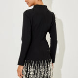 Pearl Sleeved Dress