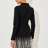 Pearl Sleeved Dress