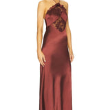 Satin Maxi Dress