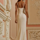 Petite Paige Sequin Cami Cowl Dress