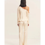 Lune Asymmetrical Long Sleeve Top