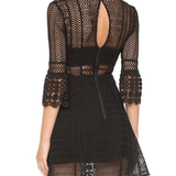 A Line Lace Up Dress - Endless - UAE Rental and Resale for Women's Fashion