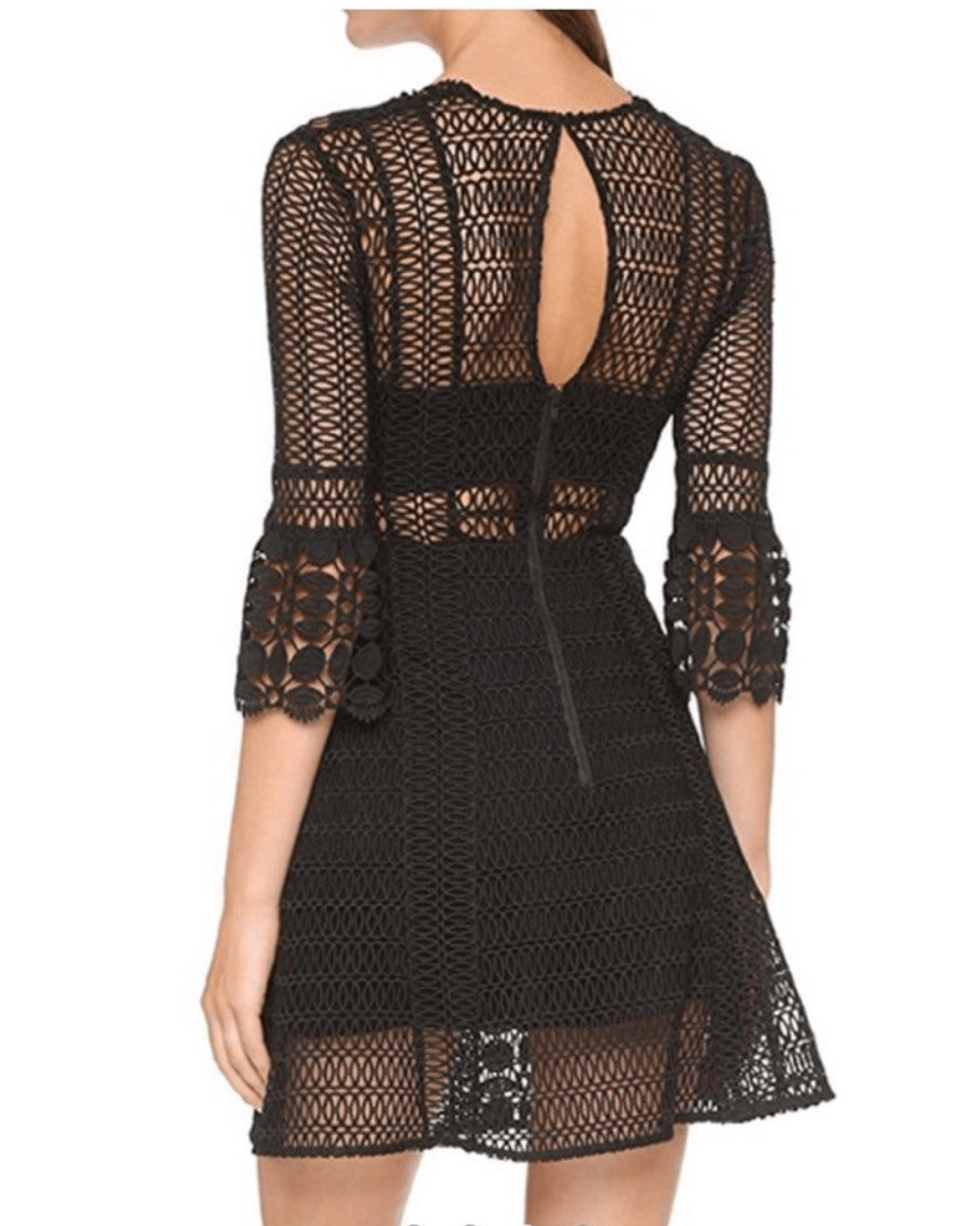 A Line Lace Up Dress - Endless - UAE Rental and Resale for Women's Fashion