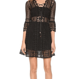 A Line Lace Up Dress - Endless - UAE Rental and Resale for Women's Fashion
