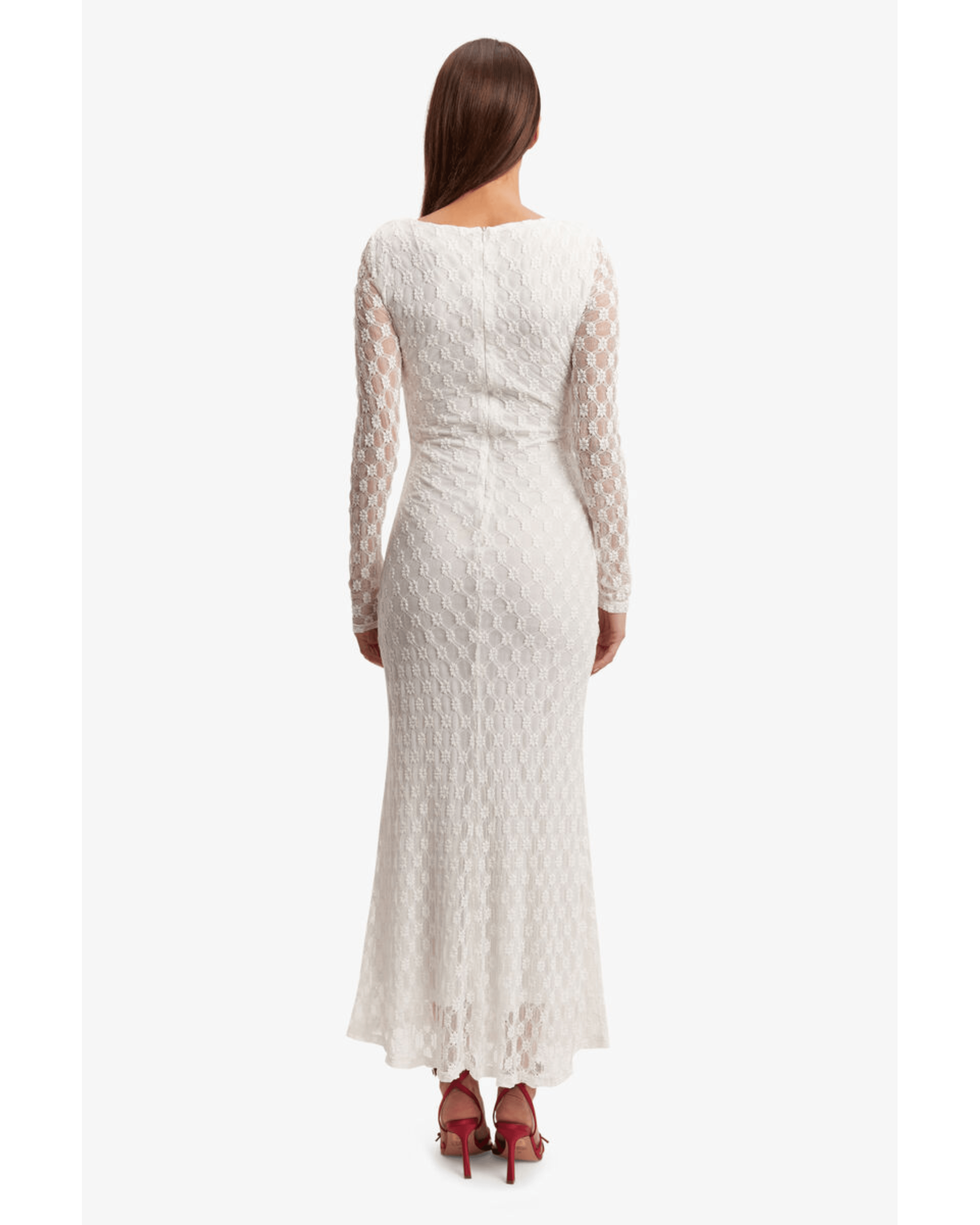 Adoni Lace Midi Dress - Endless - UAE Rental and Resale for Women's Fashion