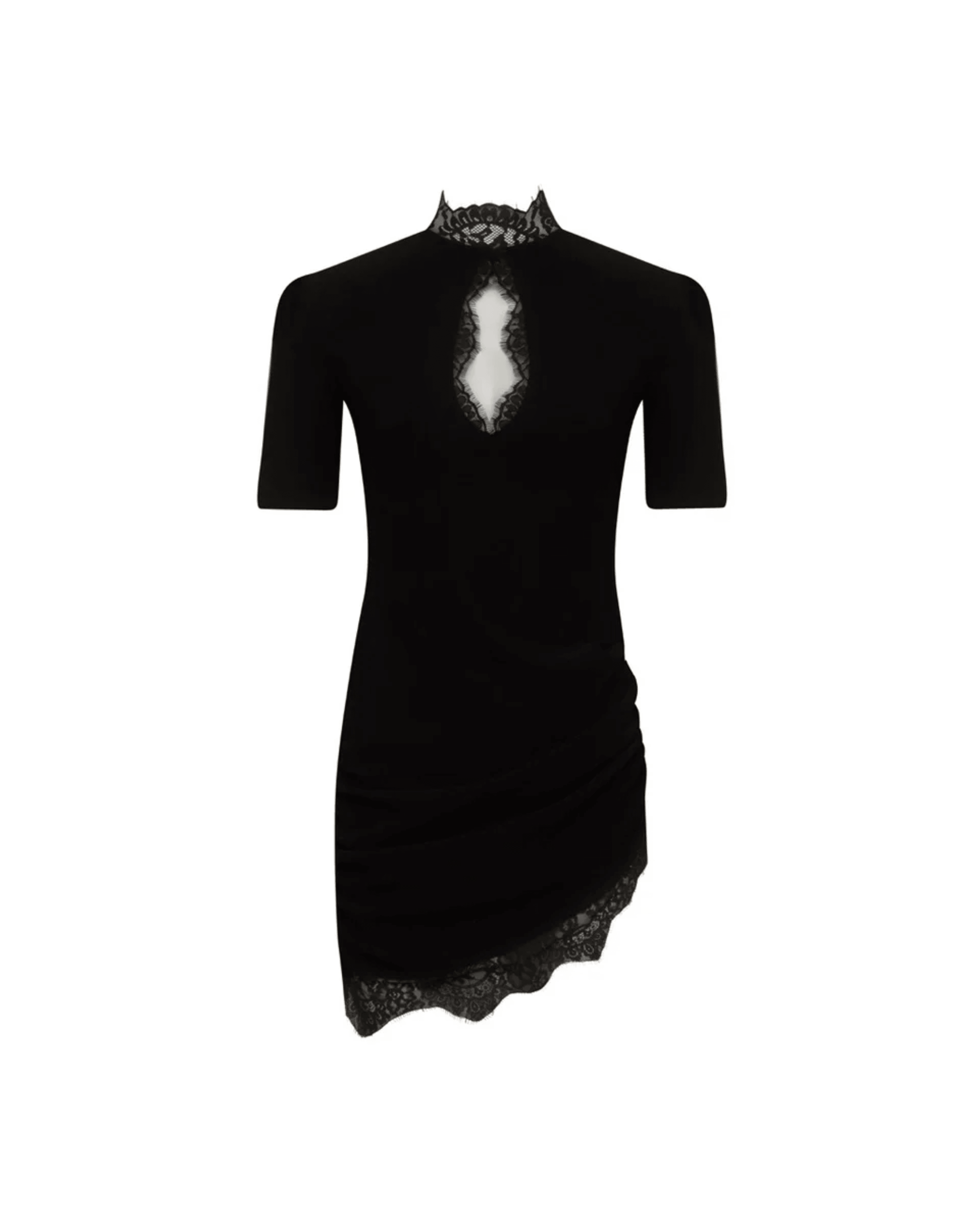 Amaya Lace Cut Out Mini Dress - Endless - UAE Rental and Resale for Women's Fashion