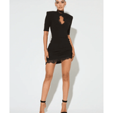 Amaya Lace Cut Out Mini Dress - Endless - UAE Rental and Resale for Women's Fashion