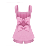 Anabella Bow Top and Shorts Set - Endless - UAE Rental and Resale for Women's Fashion