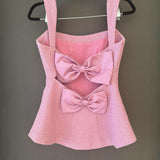 Anabella Bow Top and Shorts Set - Endless - UAE Rental and Resale for Women's Fashion