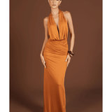 Angelica Gown - Rust - Endless - UAE Rental and Resale for Women's Fashion