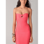 Arabella Coral Strapless Dress - Endless - UAE Rental and Resale for Women's Fashion