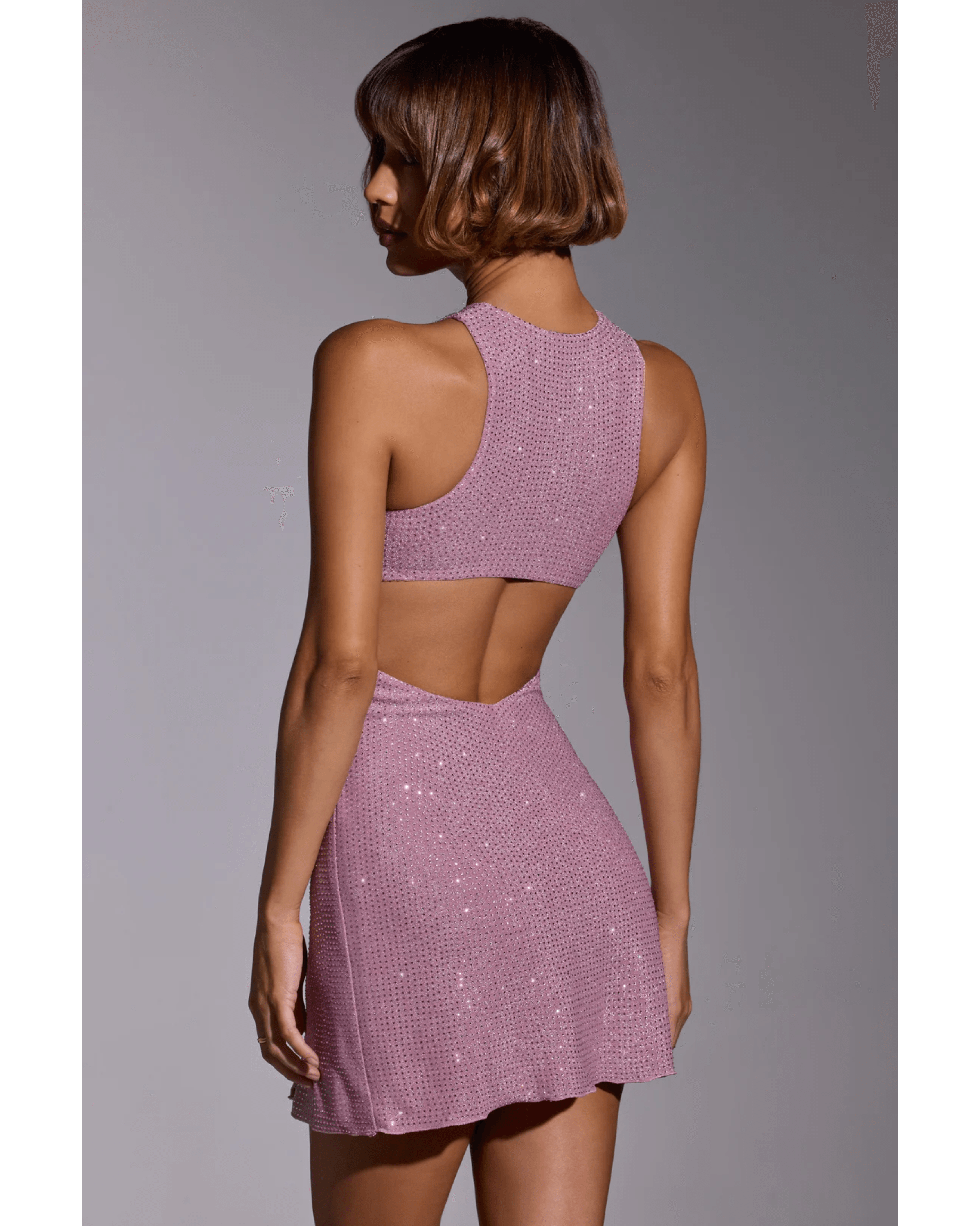 Arabella Embellished A-Line Mini Dress - Endless - UAE Rental and Resale for Women's Fashion