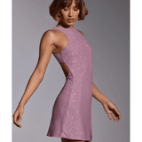 Arabella Embellished A-Line Mini Dress - Endless - UAE Rental and Resale for Women's Fashion